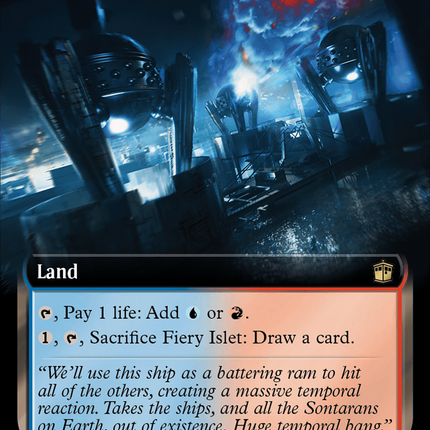 Fiery Islet (Extended Art) [Doctor Who] Surge Foil
