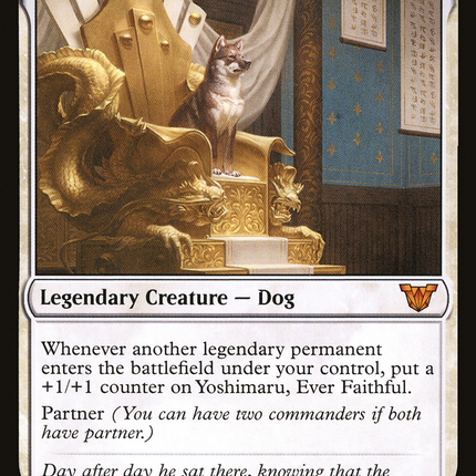 Yoshimaru, Ever Faithful [Neon Dynasty Commander]