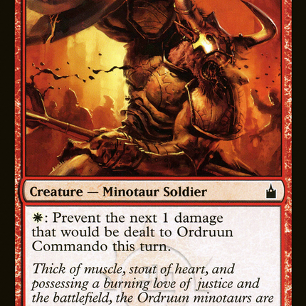 Ordruun Commando [Ravnica: City of Guilds]