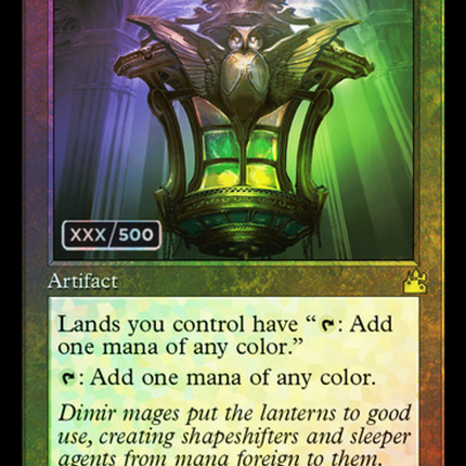 Chromatic Lantern (Retro) [Ravnica Remastered] Serialized Foil
