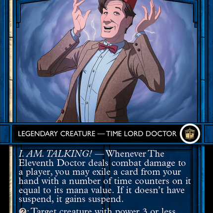 The Eleventh Doctor (Showcase) (Borderless) [Doctor Who] Surge Foil