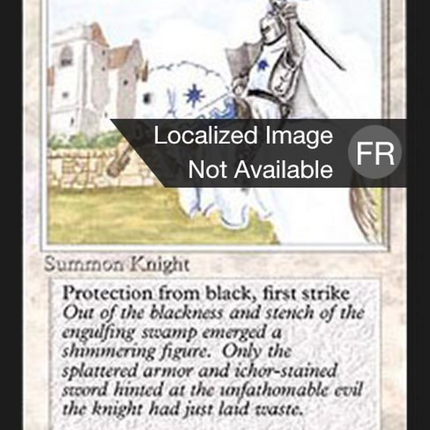 White Knight - Chevalier blanc  [Foreign Black Border]