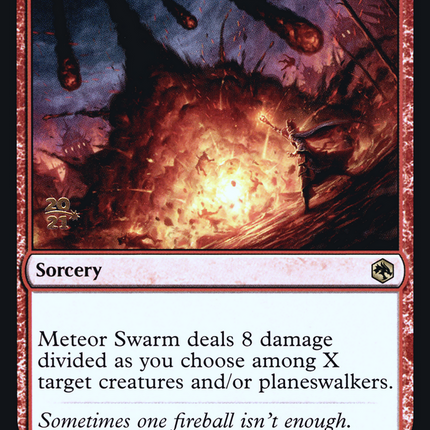 Meteor Swarm [Adventures in the Forgotten Realms Promos] Prerelease Foil