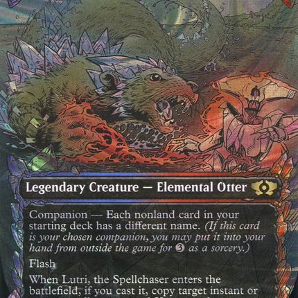 Lutri, the Spellchaser (Showcase) (Borderless) [Multiverse Legends] Halo Foil