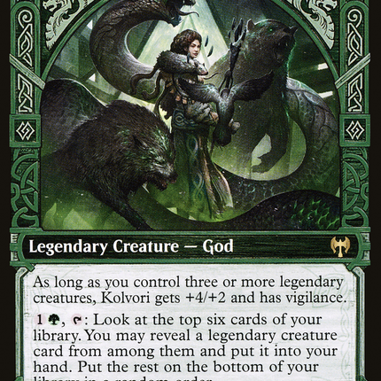 Kolvori, God of Kinship // The Ringhart Crest (Showcase) [Kaldheim]