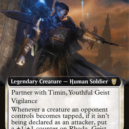 Rhoda, Geist Avenger (Extended Art) [Crimson Vow Commander]