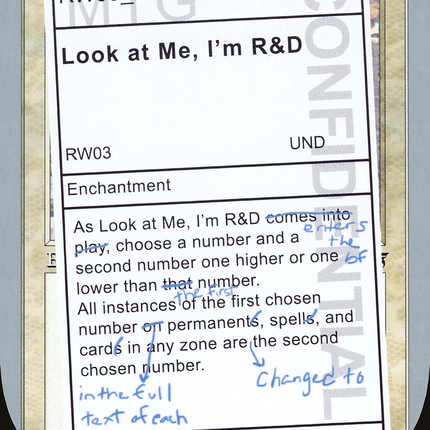 Look at Me, I'm R&D [Unsanctioned]