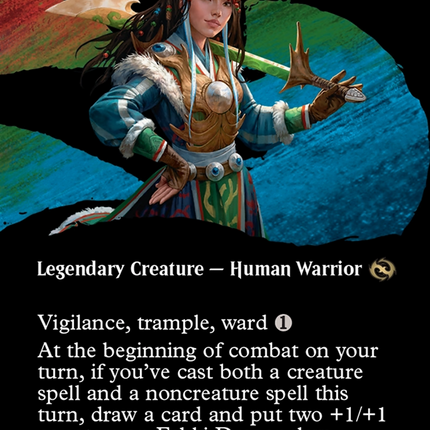 Eshki Dragonclaw (Borderless) [Tarkir: Dragonstorm]