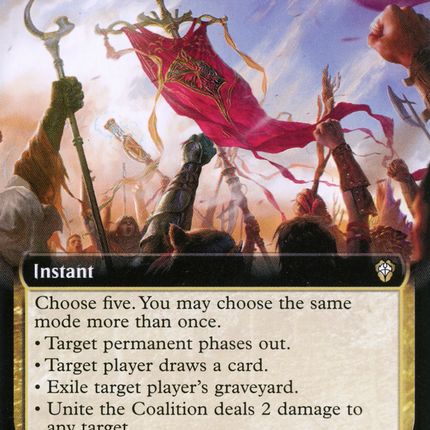 Unite the Coalition (Extended Art) [Dominaria United Commander]