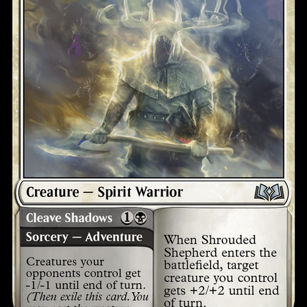 Shrouded Shepherd // Cleave Shadows [Wilds of Eldraine]