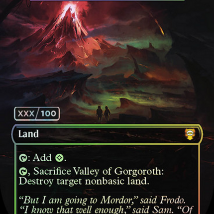 Wasteland (Borderless) [Tales of Middle-earth Commander] Serialized Foil
