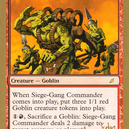 Siege-Gang Commander [World Championship Decks 2003]