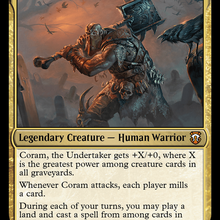 Coram, the Undertaker [Modern Horizons 3 Commander] Foil
