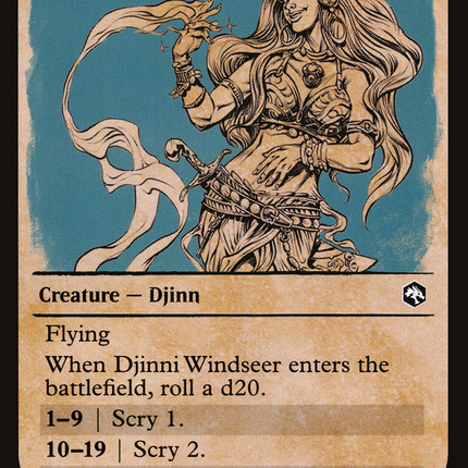 Djinni Windseer (Showcase) [Adventures in the Forgotten Realms]