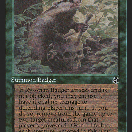 Rysorian Badger [Homelands]