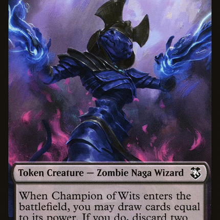 Champion of Wits [Forgotten Realms Commander Tokens]