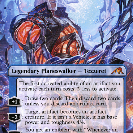 Tezzeret, Betrayer of Flesh (Borderless) [Kamigawa: Neon Dynasty]