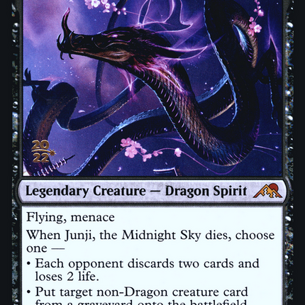 Junji, the Midnight Sky [Kamigawa: Neon Dynasty Promos] Prerelease Foil