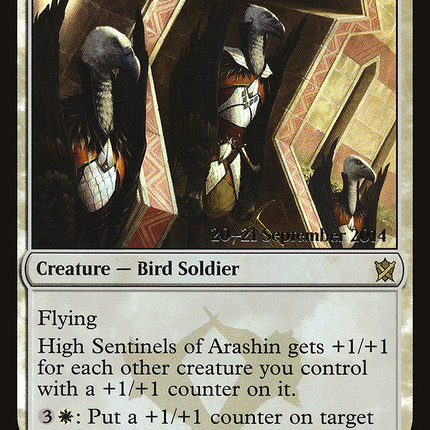 High Sentinels of Arashin [Khans of Tarkir Promos] Prerelease Foil