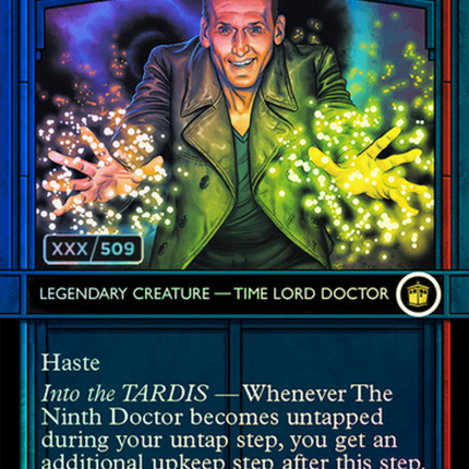 The Ninth Doctor (Showcase) (Borderless) [Doctor Who] Serialized Foil