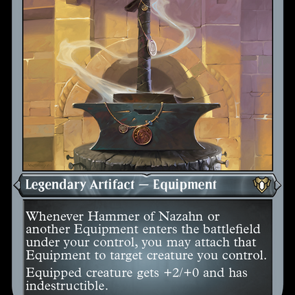 Hammer of Nazahn (Foil Etched) [Commander Masters]