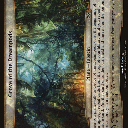 Grove of the Dreampods [Planechase 2012 Planes] Foil