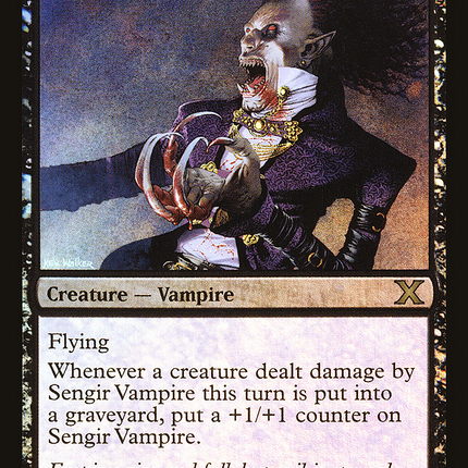 Sengir Vampire [Tenth Edition] Foil