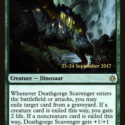 Deathgorge Scavenger [Ixalan Promos] Prerelease Foil