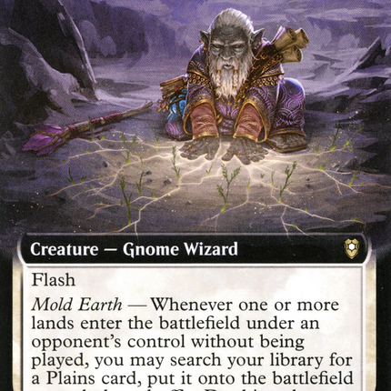 Deep Gnome Terramancer (Extended Art) [Commander Legends: Battle for Baldur's Gate]