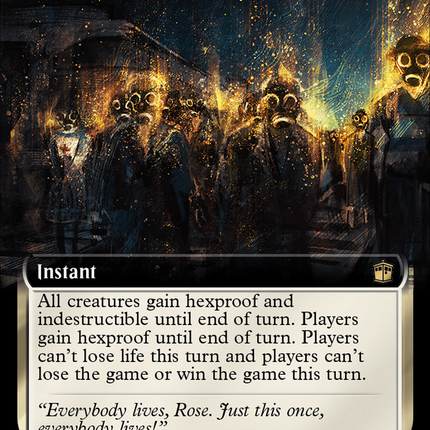 Everybody Lives! (Extended Art) [Doctor Who] Surge Foil