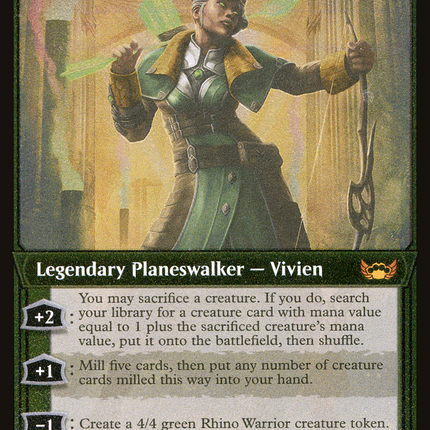 Vivien on the Hunt (Showcase) [Streets of New Capenna] Etched Foil
