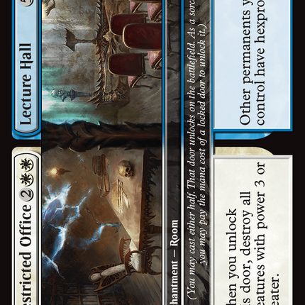 Restricted Office // Lecture Hall [Duskmourn: House of Horror] Foil