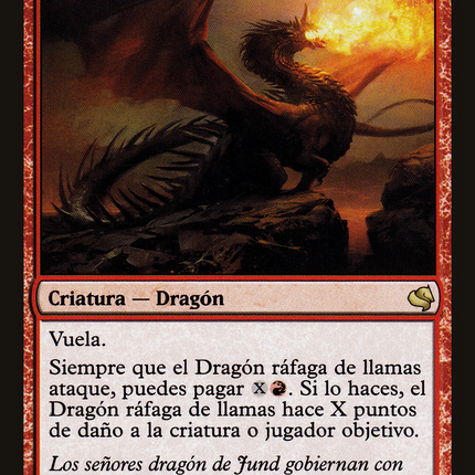 Flameblast Dragon - Dragón ráfaga de llamas  [Salvat 2011]