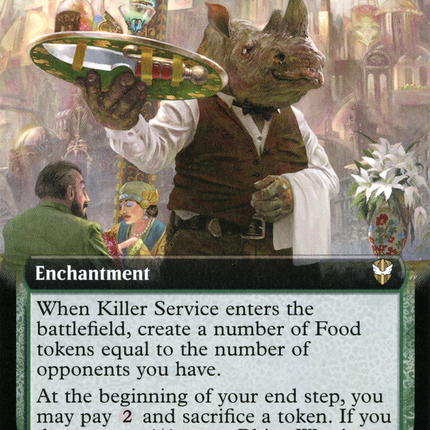 Killer Service (Extended Art) [New Capenna Commander]