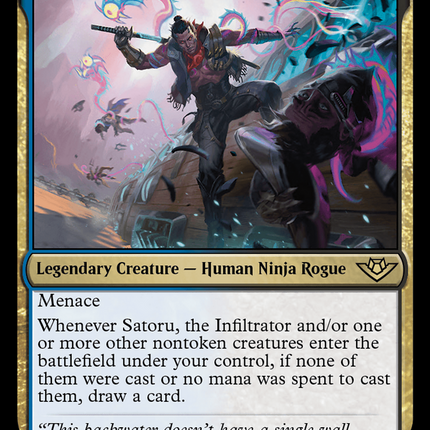Satoru, the Infiltrator [Outlaws of Thunder Junction] Foil