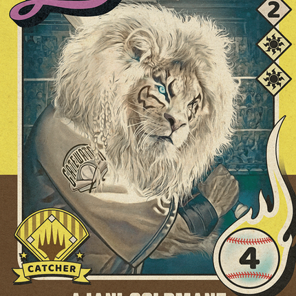 Ajani Goldmane // Ajani Goldmane (Full Art) (Borderless) [Secret Lair Drop]