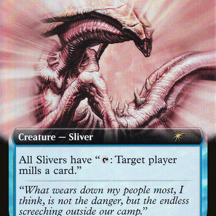 Screeching Sliver (Extended Art) [Secret Lair Drop] Foil