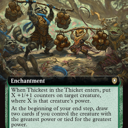 Thickest in the Thicket [Bloomburrow Commander] Foil