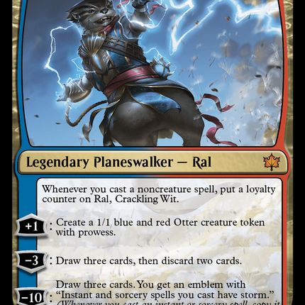 Ral, Crackling Wit [Bloomburrow] Foil