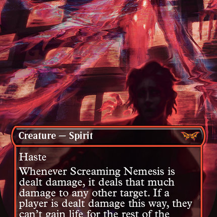 Screaming Nemesis (Borderless) [Duskmourn: House of Horror]