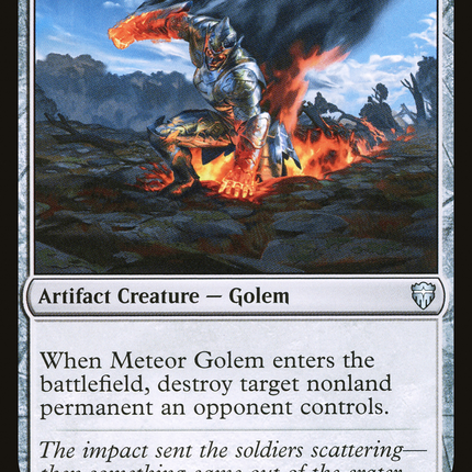 Meteor Golem [Commander Legends]