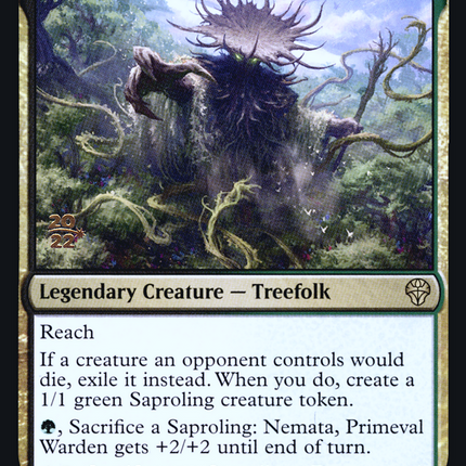 Nemata, Primeval Warden [Dominaria United Promos] Prerelease Foil
