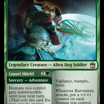 Karvanista, Loyal Lupari // Lupari Shield [Doctor Who] Surge Foil