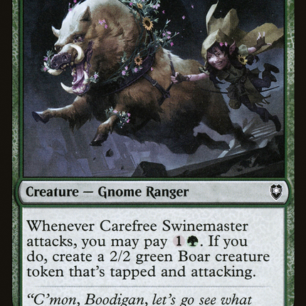 Carefree Swinemaster [Commander Legends: Battle for Baldur's Gate]