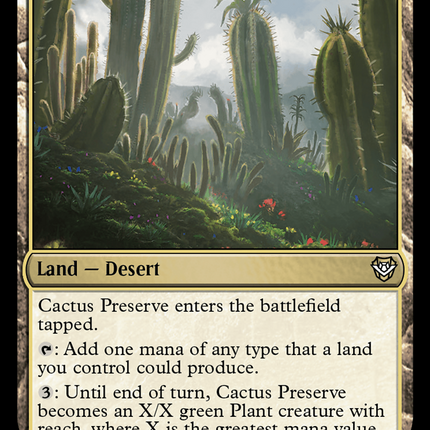 Cactus Preserve [Outlaws of Thunder Junction Commander]