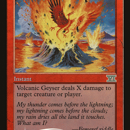 Volcanic Geyser [Friday Night Magic 2000] Foil