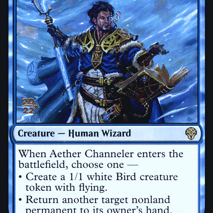 Aether Channeler [Dominaria United Promos] Prerelease Foil