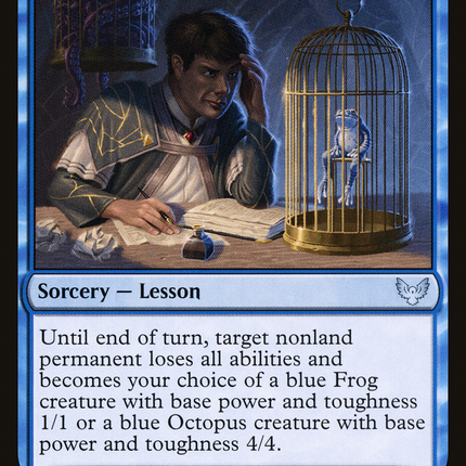 Mercurial Transformation (lesson) [Strixhaven: School of Mages]