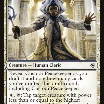 Custodi Peacekeeper (draft) [Conspiracy: Take the Crown]