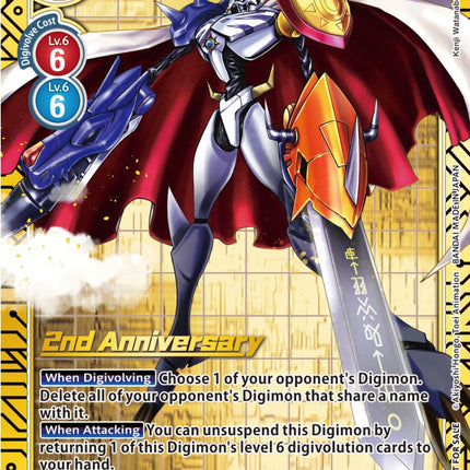 Omnimon [BT1-084] (2nd Anniversary Card Set) [Release Special Booster Promos]